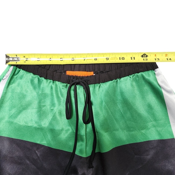 Clover Canyon Silk Color Block Drawstring Pants, Small - Picture 7 of 9